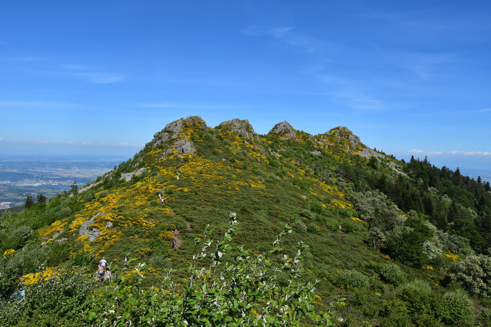 Randonnée au crêt de l'Œillon — Parc du Pilat